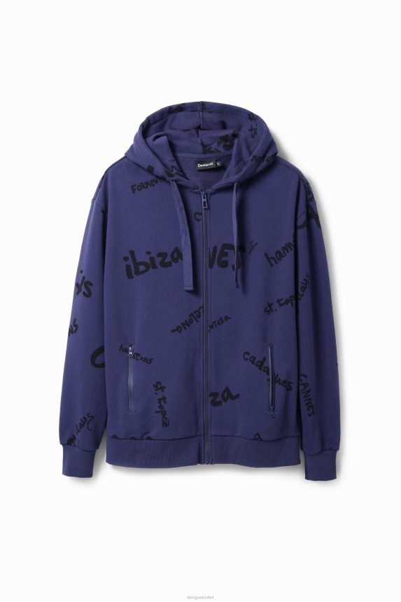 Men DesigualZip-up hoodie Clothing 68X2401666