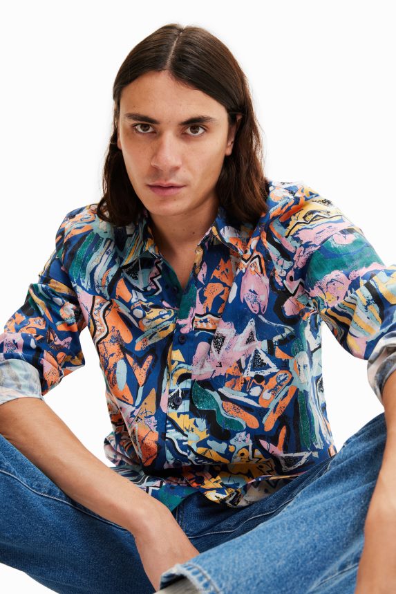 Men DesigualArty long-sleeve shirt Clothing 68X2401681