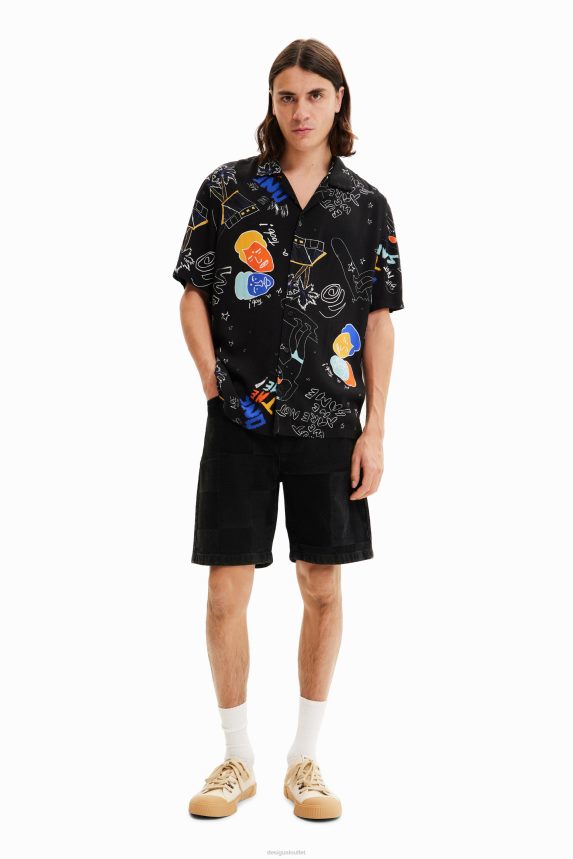 Men DesigualArty resort shirt Clothing 68X2401695