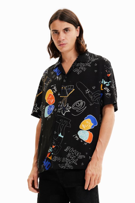 Men DesigualArty resort shirt Clothing 68X2401695