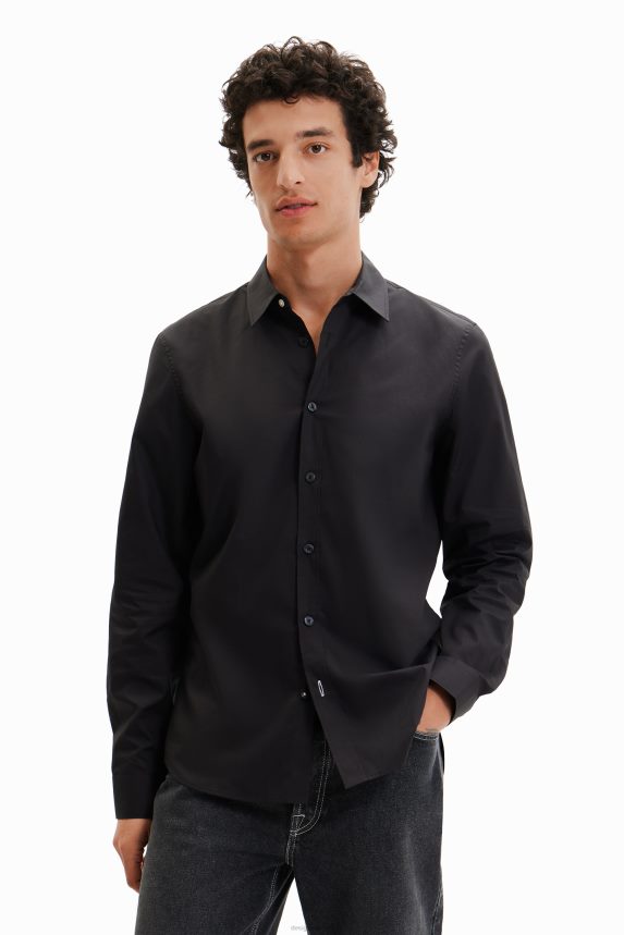 Men DesigualBasic shirt with contrasting details Clothing 68X2401606