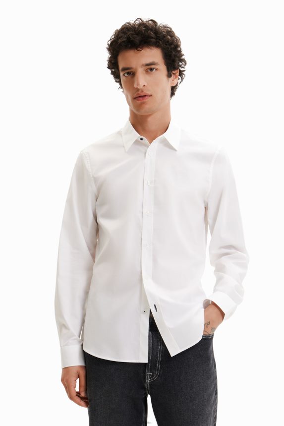 Men DesigualBasic shirt with contrasting details Clothing 68X2401621