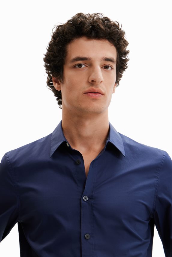 Men DesigualBasic shirt with contrasting details Clothing 68X2401654