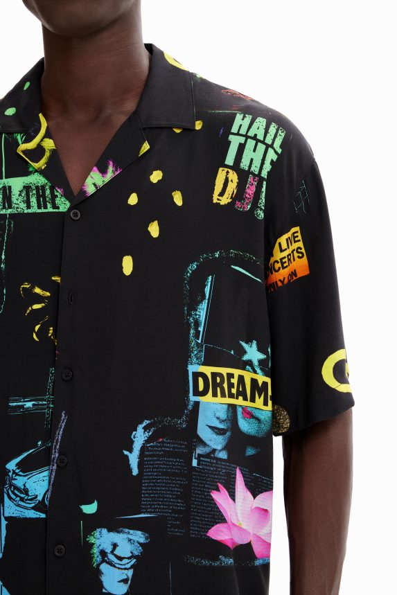 Men DesigualCollage resort shirt Clothing 68X2401620