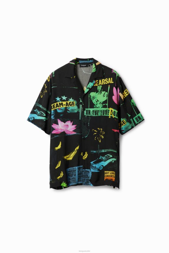 Men DesigualCollage resort shirt Clothing 68X2401620