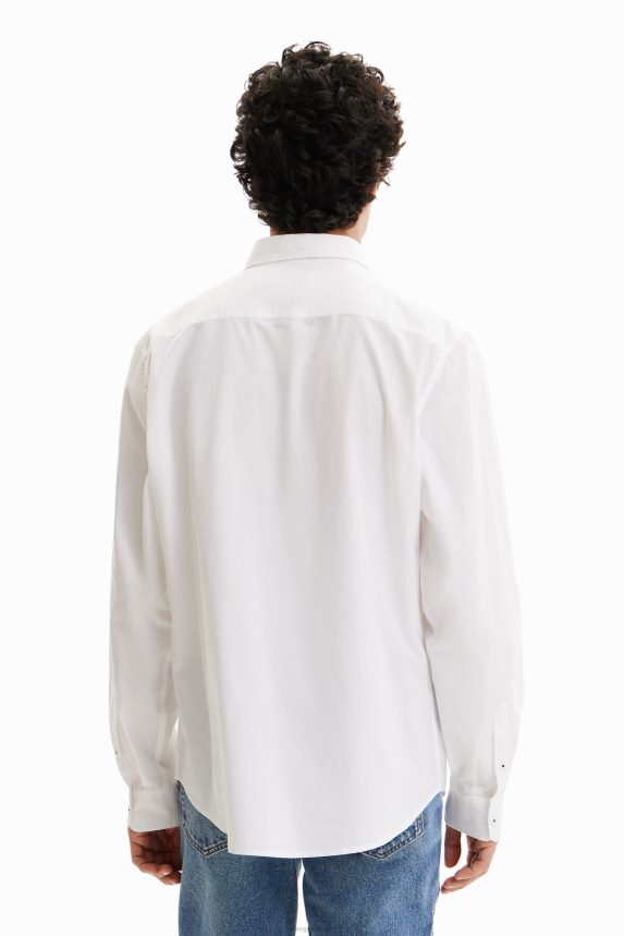 Men DesigualContrasting message shirt Clothing 68X2401550