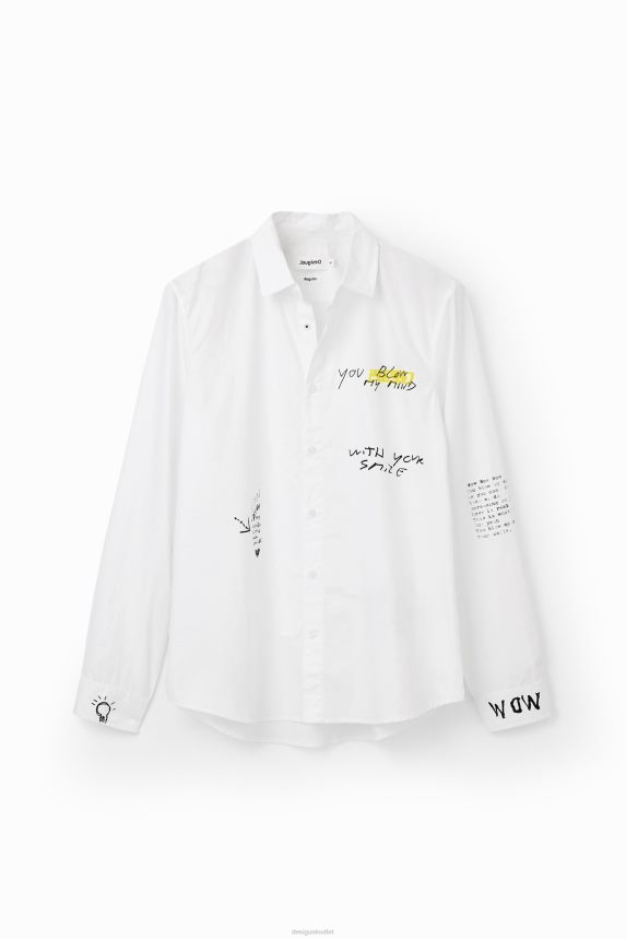 Men DesigualContrasting message shirt Clothing 68X2401550