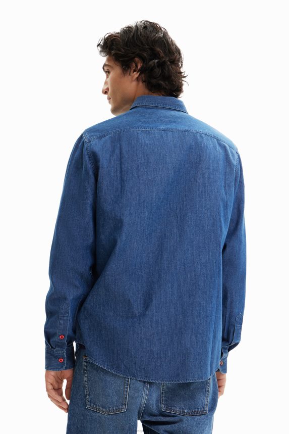 Men DesigualDenim patch shirt Clothing 68X2401686