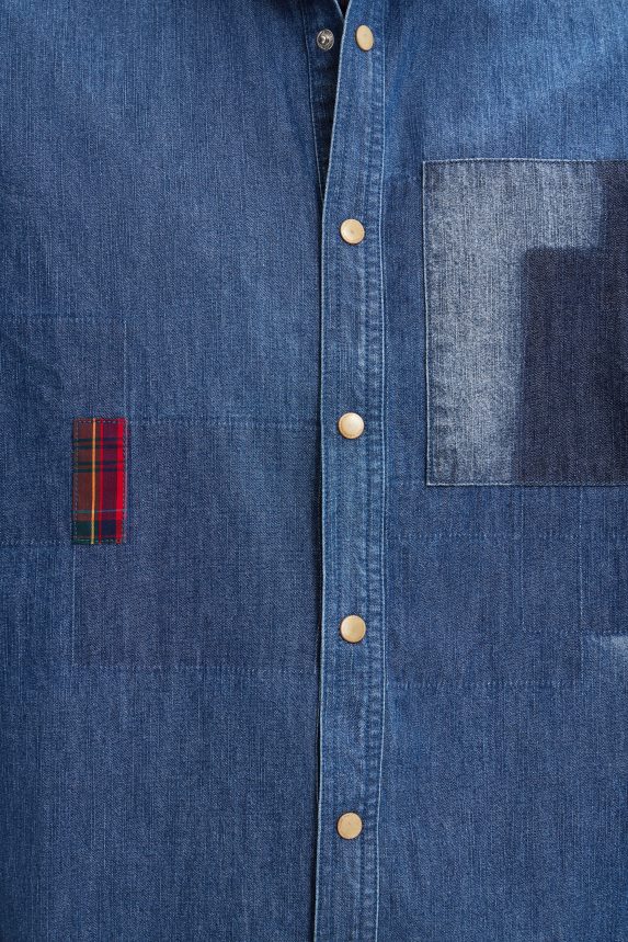 Men DesigualDenim patch shirt Clothing 68X2401686