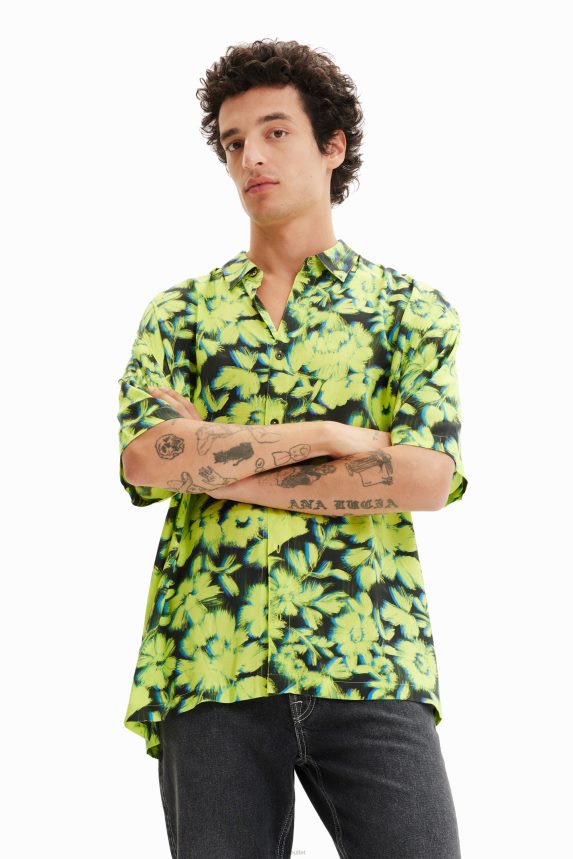 Men DesigualFloral resort shirt Clothing 68X2401692