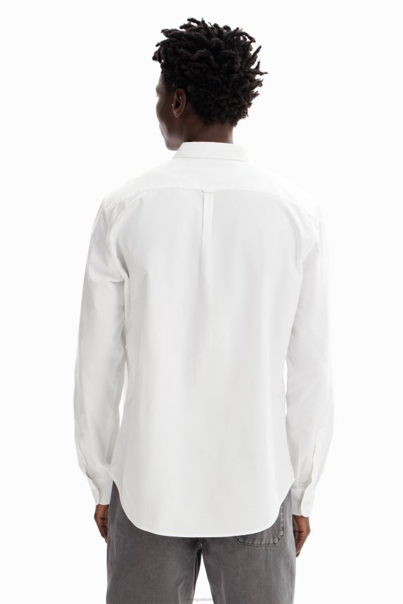 Men DesigualPlain pocket shirt Clothing 68X2401643