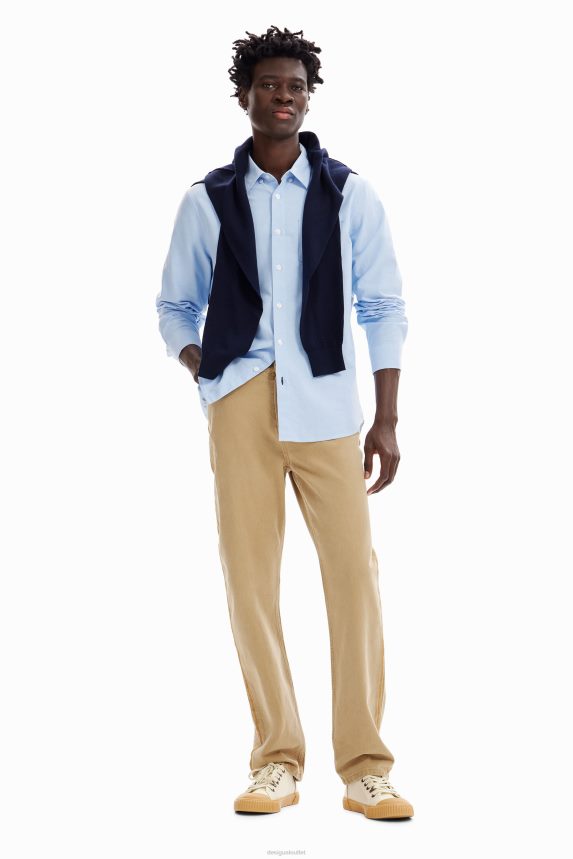 Men DesigualPlain stitching shirt Clothing 68X2401597