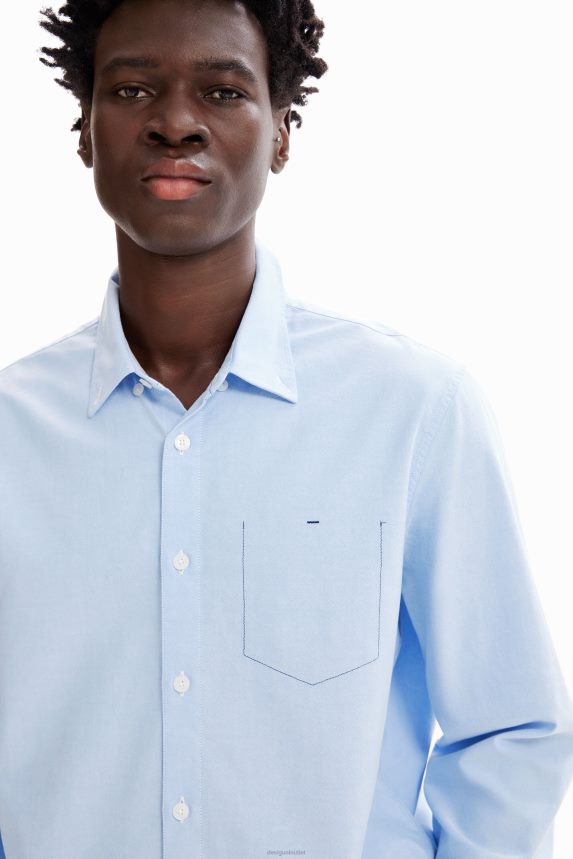 Men DesigualPlain stitching shirt Clothing 68X2401597