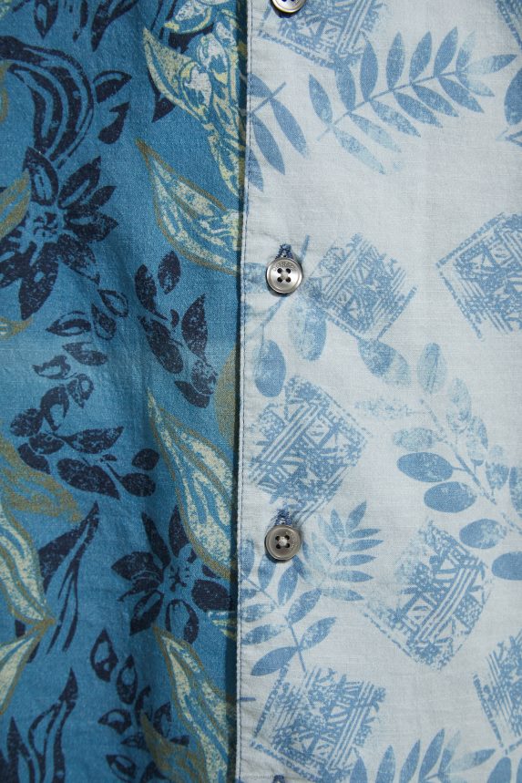 Men DesigualShort sleeve shirt flowers Clothing 68X2401697