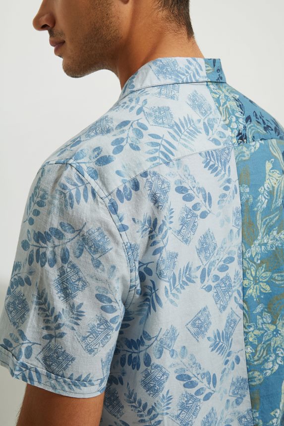 Men DesigualShort sleeve shirt flowers Clothing 68X2401697