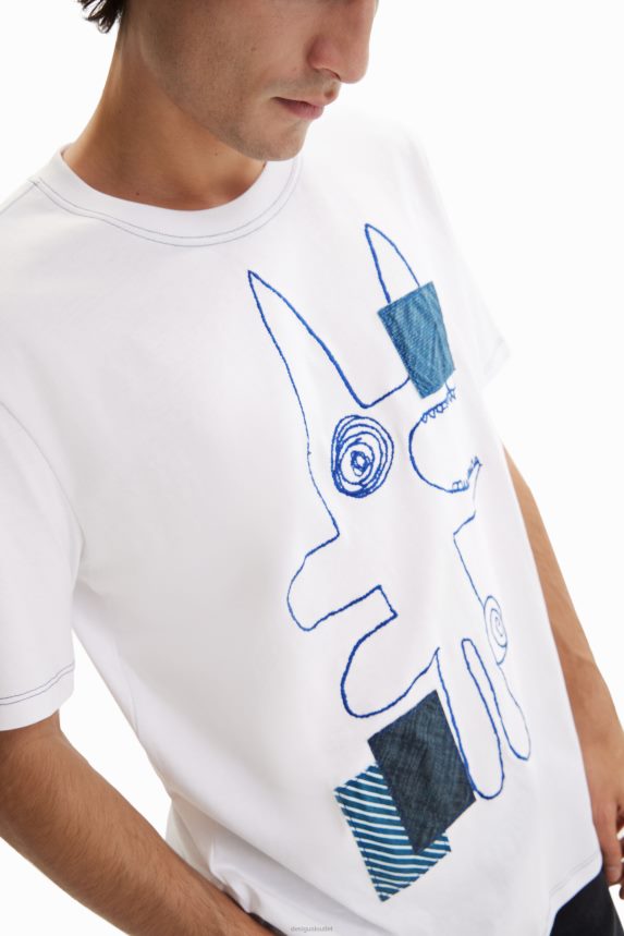 Men DesigualArty animal T-shirt Clothing 68X2401671