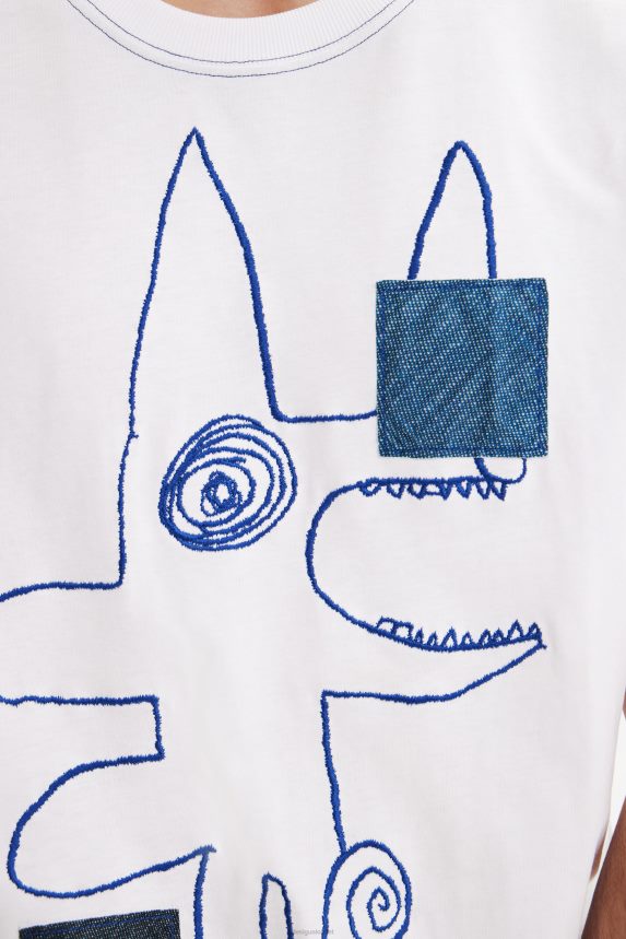 Men DesigualArty animal T-shirt Clothing 68X2401671