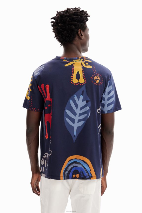 Men DesigualArty illustrations T-shirt Clothing 68X2401682