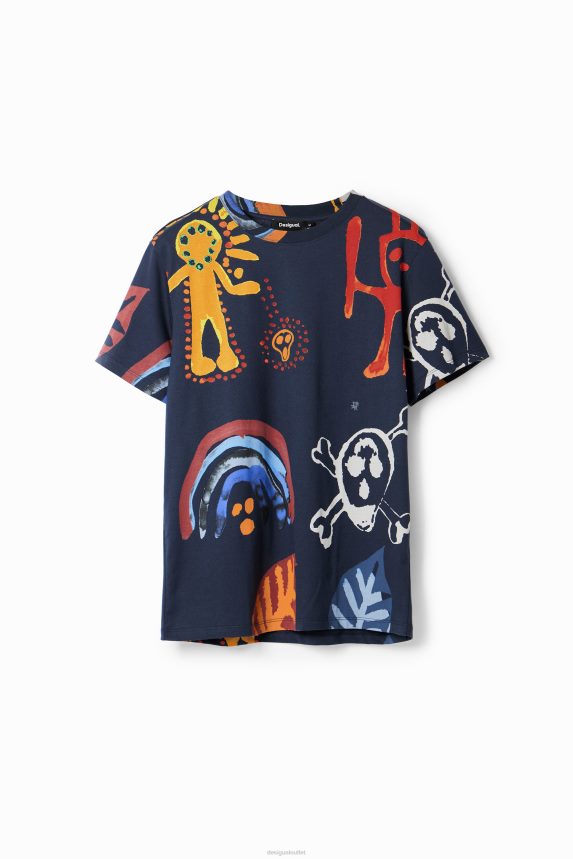 Men DesigualArty illustrations T-shirt Clothing 68X2401682