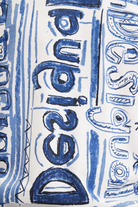 Men DesigualArty logo T-shirt Clothing 68X2401592