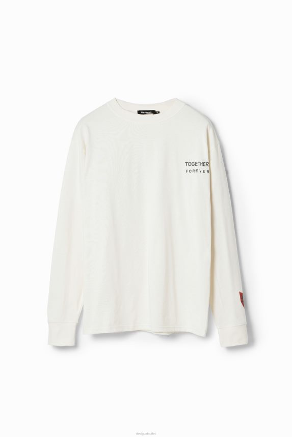 Men DesigualArty messages T-shirt Clothing 68X2401634