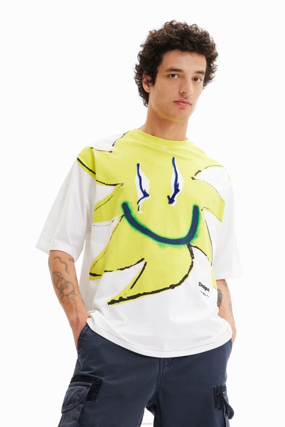 Men DesigualArty sun T-shirt Clothing 68X2401635