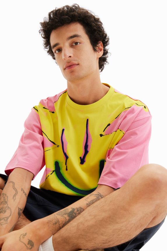 Men DesigualArty sun T-shirt Clothing 68X2401684