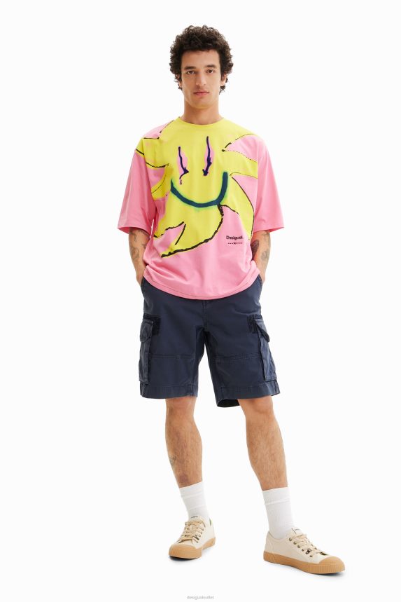 Men DesigualArty sun T-shirt Clothing 68X2401684