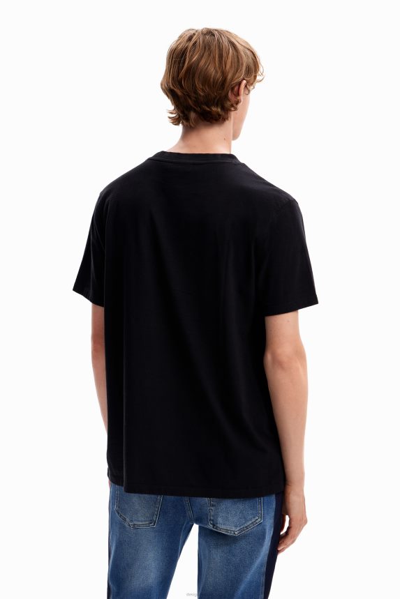 Men DesigualCollage patch T-shirt Clothing 68X2401618