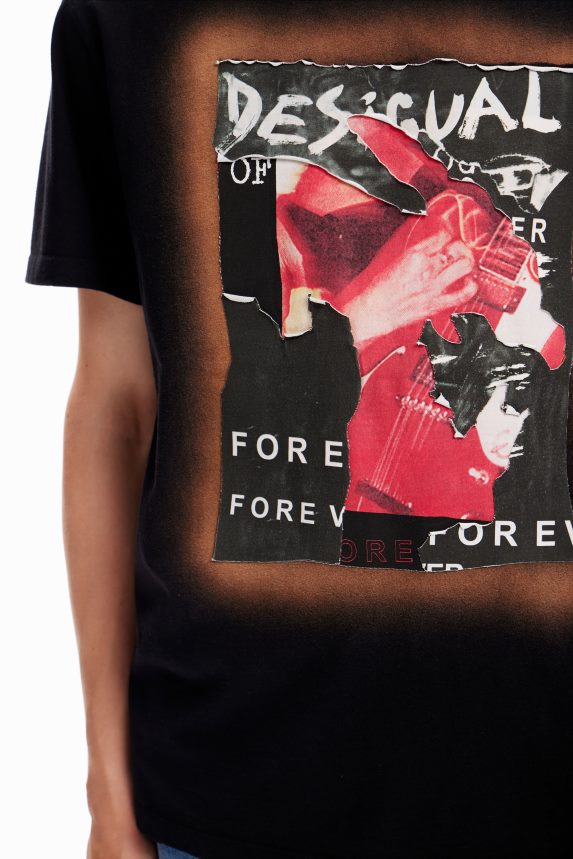 Men DesigualCollage patch T-shirt Clothing 68X2401618