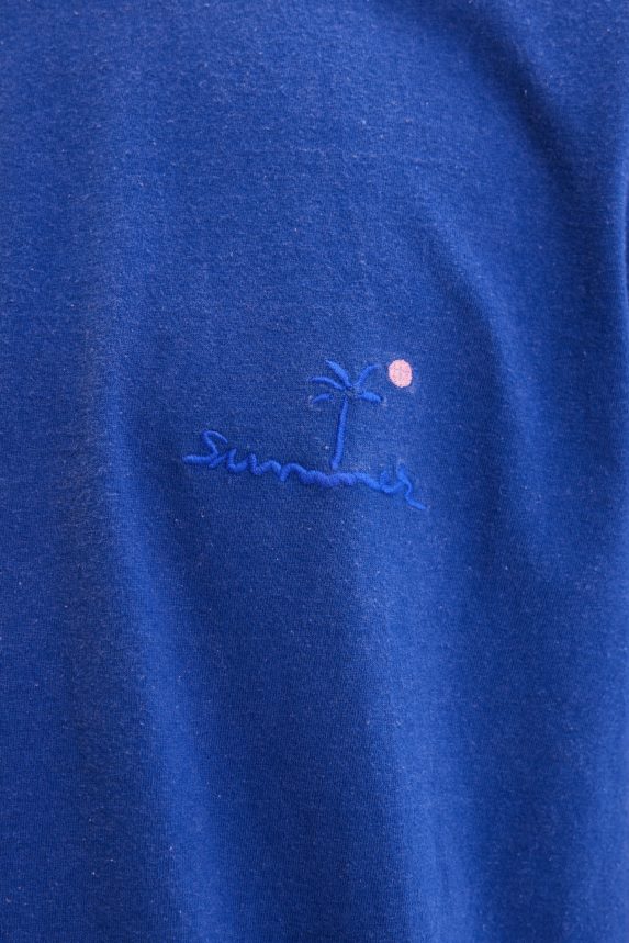 Men DesigualEmbroidered plain T-shirt Clothing 68X2401690