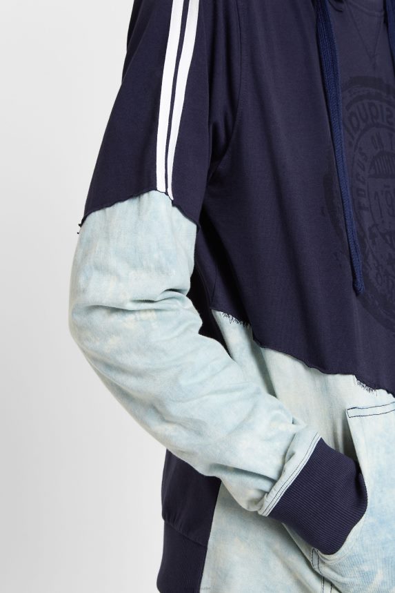 Men DesigualHybrid T-shirt hood Clothing 68X2401563