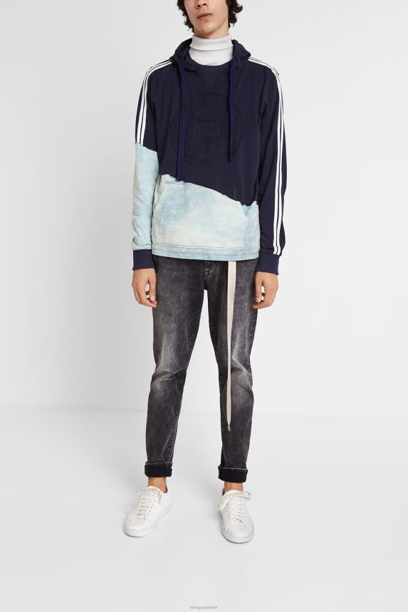 Men DesigualHybrid T-shirt hood Clothing 68X2401563