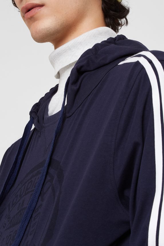 Men DesigualHybrid T-shirt hood Clothing 68X2401563