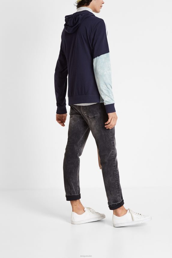 Men DesigualHybrid T-shirt hood Clothing 68X2401563