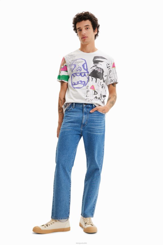 Men DesigualIllustration T-shirt Clothing 68X2401576