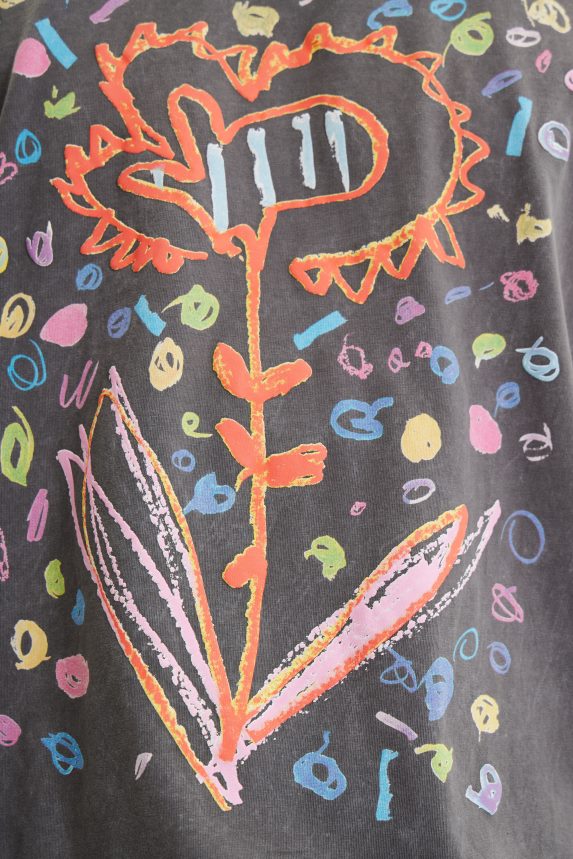 Men DesigualOversize flower T-shirt Clothing 68X2401656