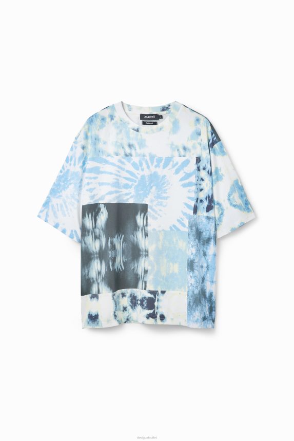Men DesigualPatchwork tie-dye T-shirt Clothing 68X2401516