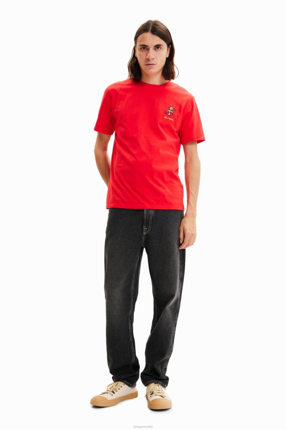 Men DesigualShort-sleeve bird T-shirt Clothing 68X2401527