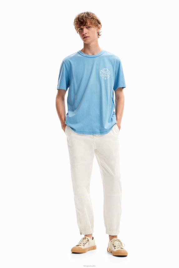 Men DesigualShort-sleeve paradise T-shirt Clothing 68X2401561