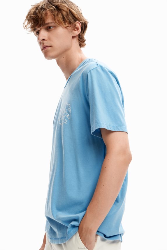 Men DesigualShort-sleeve paradise T-shirt Clothing 68X2401561