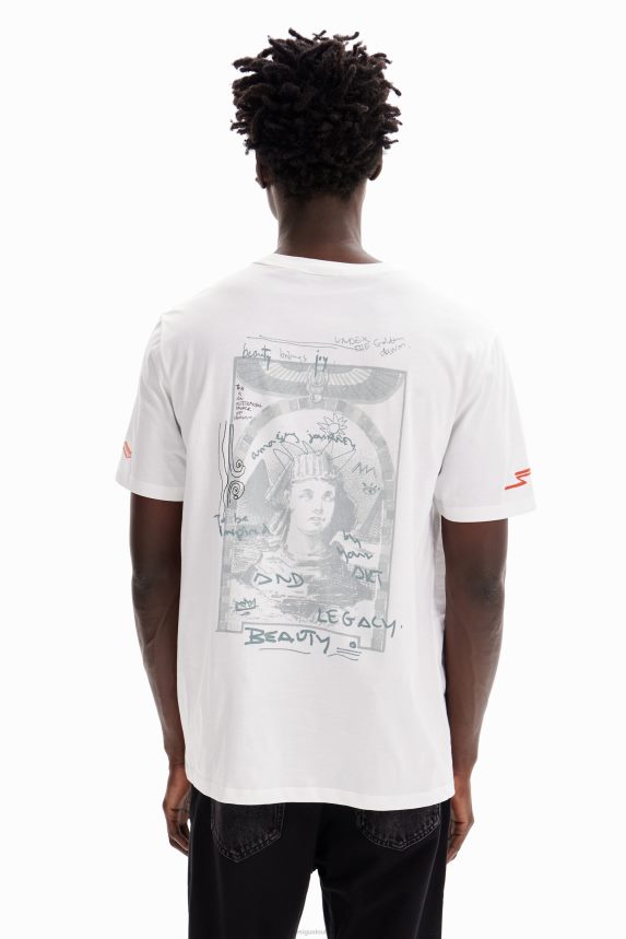 Men DesigualSphinx patches T-shirt Clothing 68X2401660