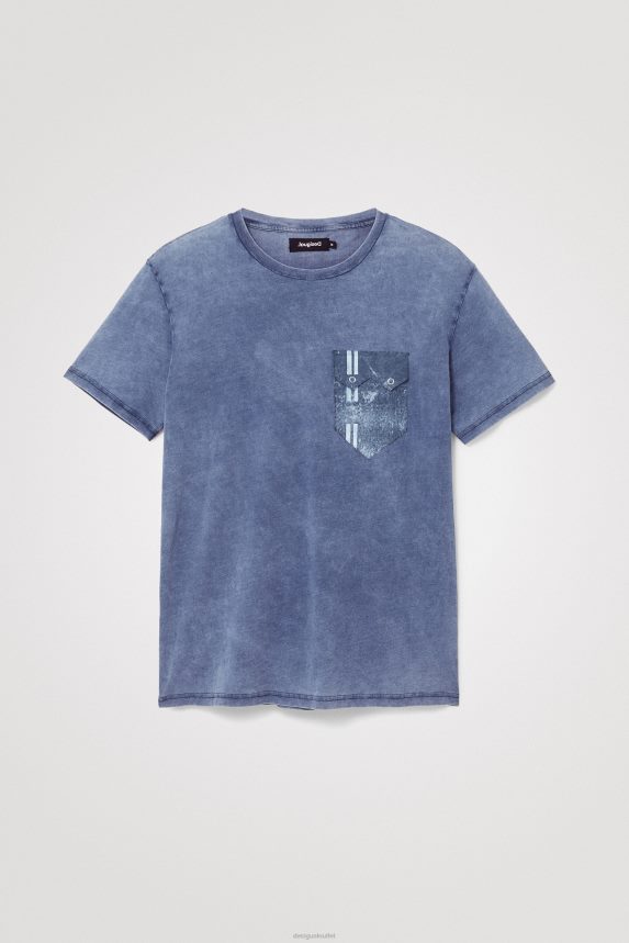 Men DesigualT-Shirt Pocket Clothing 68X2401551