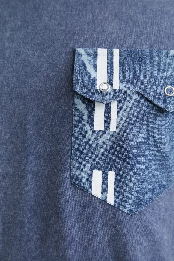 Men DesigualT-Shirt Pocket Clothing 68X2401551