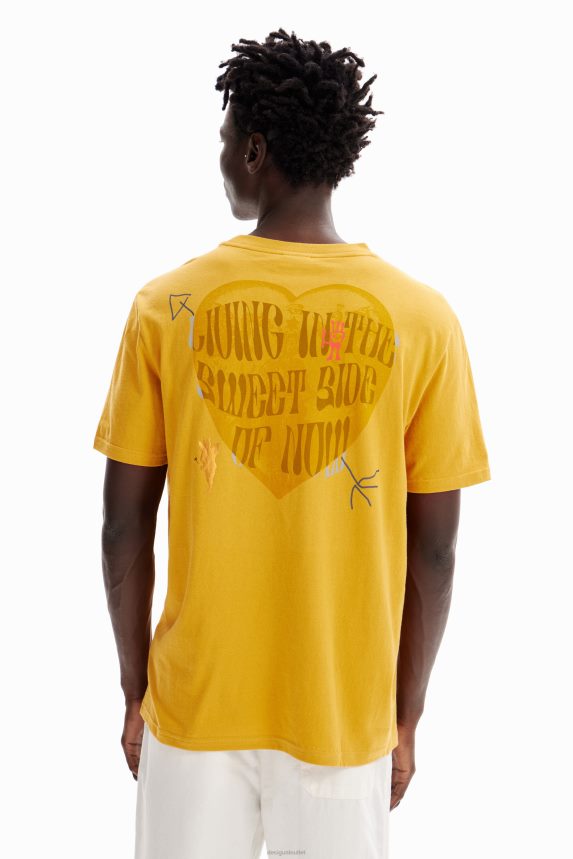 Men DesigualWeb heart T-shirt Clothing 68X2401629 Men DesigualWeb heart T-shirt Clothing 68X2401629