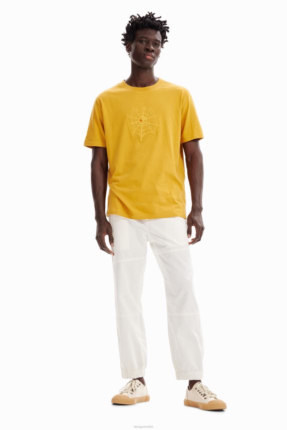 Men DesigualWeb heart T-shirt Clothing 68X2401629