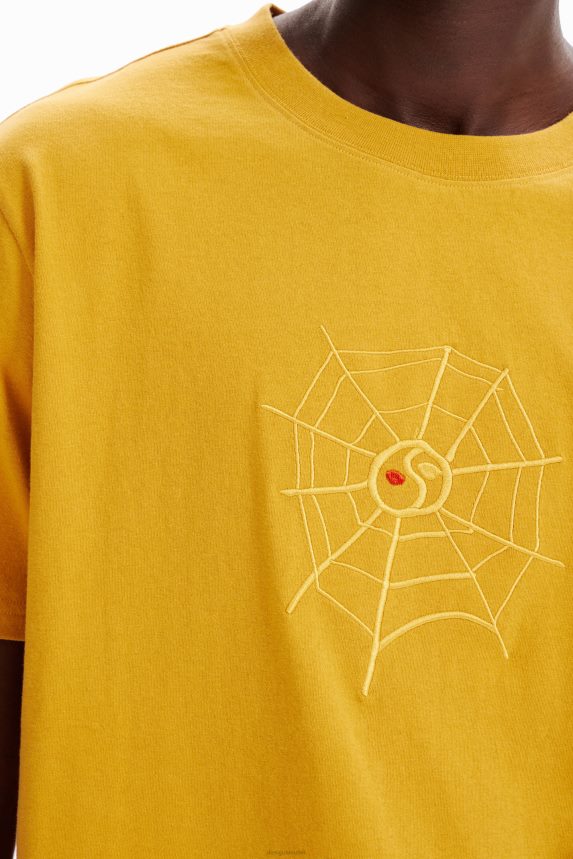 Men DesigualWeb heart T-shirt Clothing 68X2401629