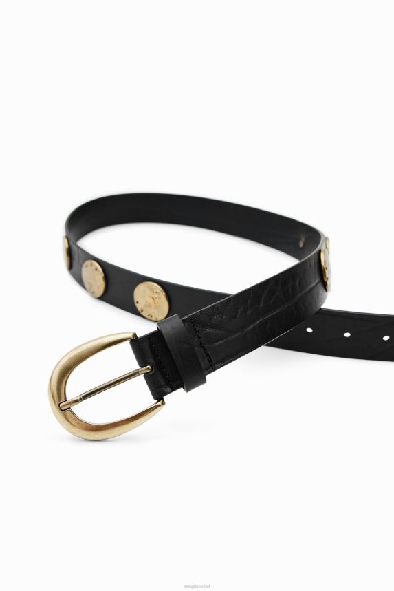 Women DesigualBelt with plates Accessory 68X240632