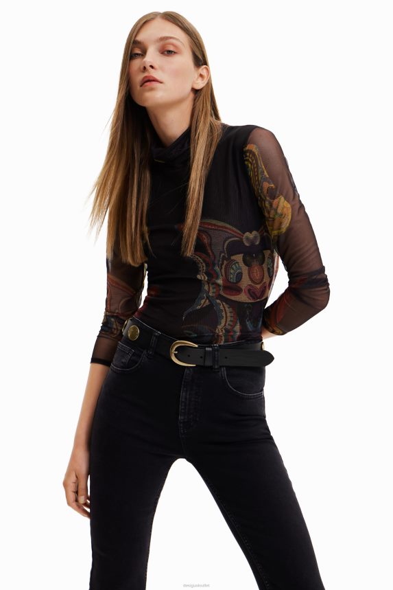 Women DesigualBelt with plates Accessory 68X240632