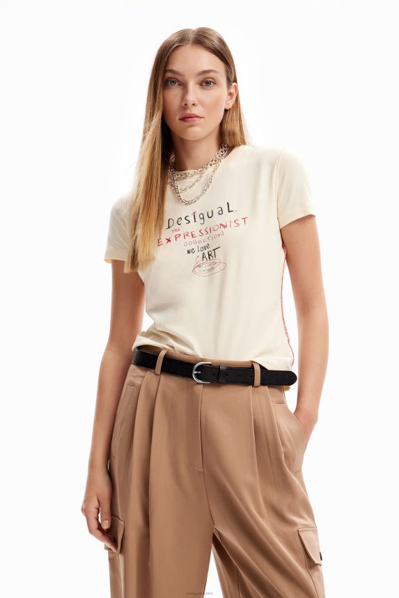 Women DesigualGeometric leather belt Accessory 68X2401426